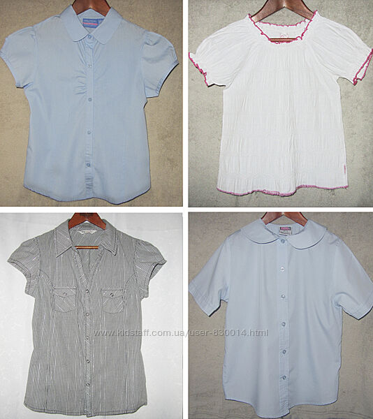 Рубашки для девочки из США и др. варианты  140-158