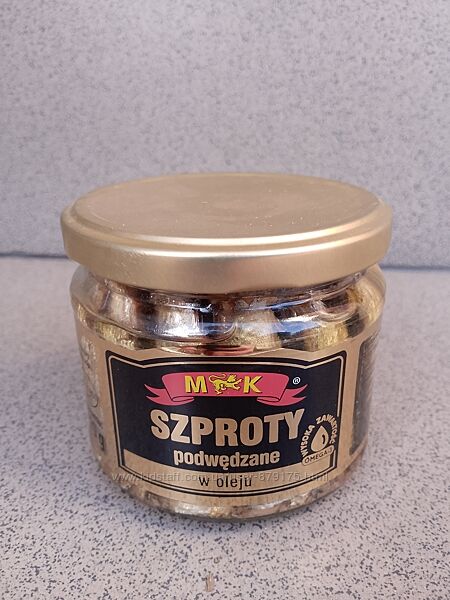 Шпроти копчені в олії MK Szproty Podwedzone 250г.