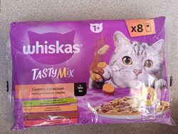 Whiskas Вологий корм для дорослих котів смачний мікс 8шт85 грам 680 г