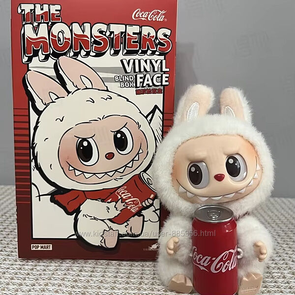 Labubu  Coca-Cola  плюшевий брелок Лабубу