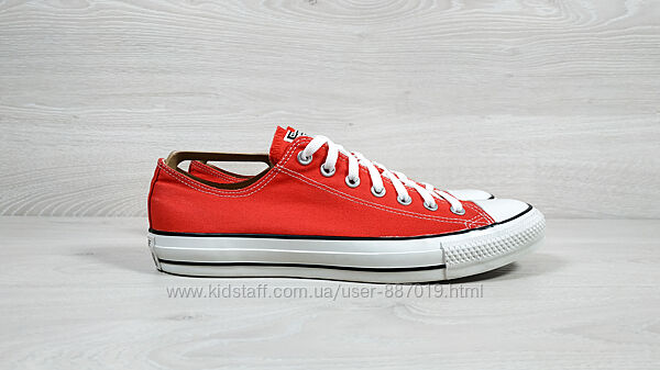Червоні чоловічі кеди Converse all star оригінал, розмір 46