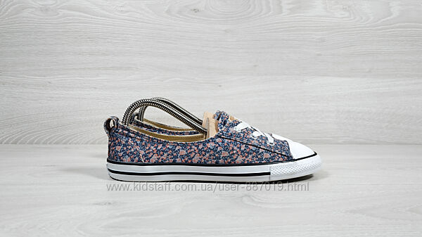 Жіночі кеди в квіти Converse all star оригінал, розмір 37 - 38