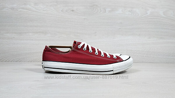 Червоні / бордові чоловічі кеди Converse all star оригінал, розмір 46
