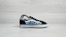 Жіночі кеди в квіти Vans old skool оригінал, розмір 34