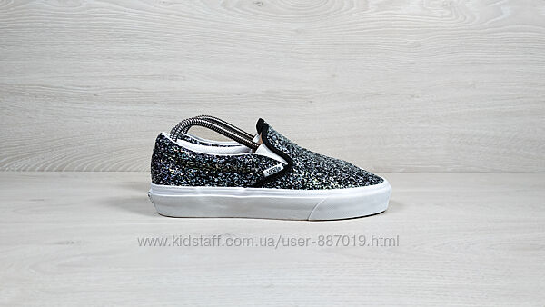 Жіночі блискучі кеди / сліпони Vans оригінал, розмір 39