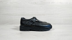 Шкіряні жіночі туфлі на липучці Clarks оригінал, розмір 36