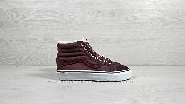 Утеплені замшеві жіночі кеди Vans old skool оригінал, розмір 35