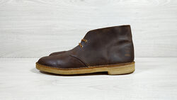 Шкіряні чоловічі демісезонні черевики дезерти Clarks desert boots оригінал,