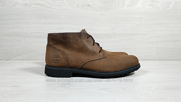Шкіряні чоловічі демісезонні черевики Timberland Waterproof, розмір 44.5