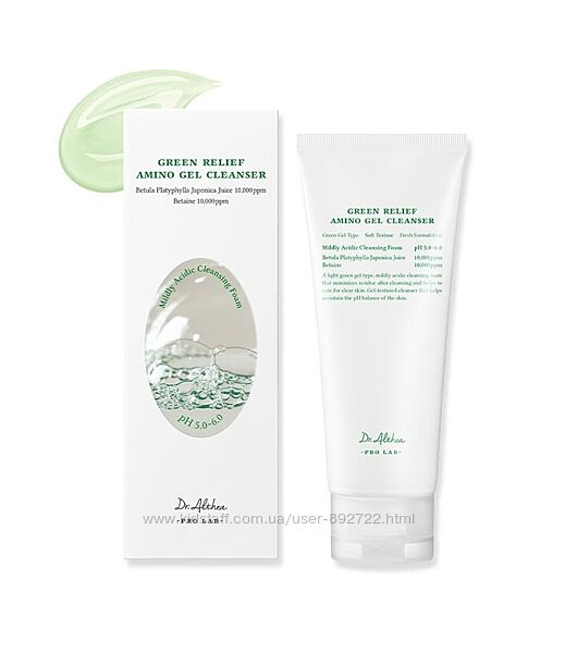 Нежный гель для умывания Dr. Althea Green Relief Amino Gel Cleanser 100 мл