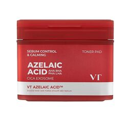 Тонер-пэды с азелаиновой кислотой VT Cosmetics Az Care Toner Pad 60 шт