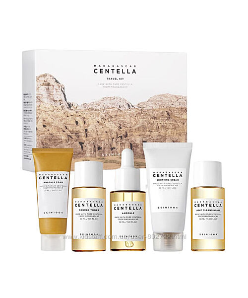 Набор средств с центеллой азиатской SKIN1004 Madagascar Centella Travel Kit