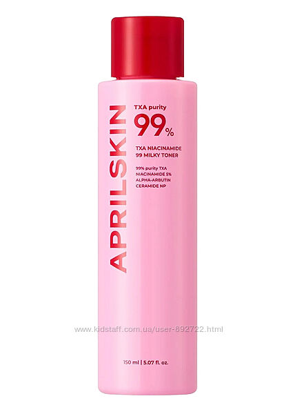 Молочковий тонер APRILSKIN TXA Niacinamide 99 Milky Toner 150 мл