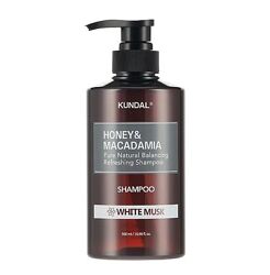 Шампунь KUNDAL Honey & Macadamia Natural Shampoo WHITE MUSK 500 мл