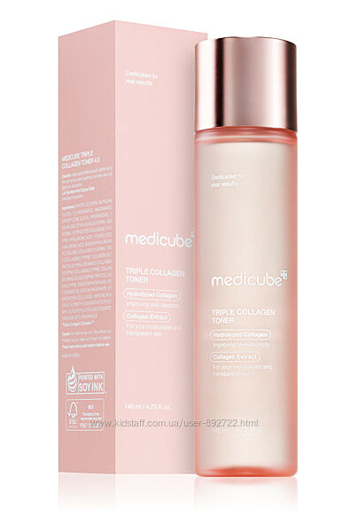 Тонер для обличчя medicube Triple Collagen Toner 4.0 140 мл