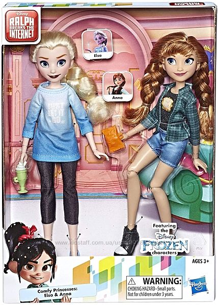Куклы Анна и Эльза набор Дисней Ральф против Disney Elsa & Anna Dolls набор