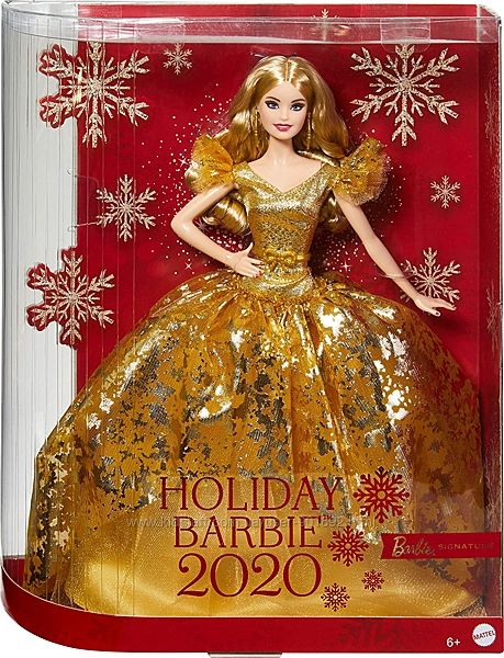 кукла праздничная холидей барби 2020 Barbie Signature Holiday doll
