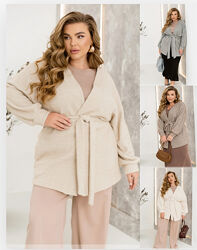 Кардигани з альпаки 48-70 рр