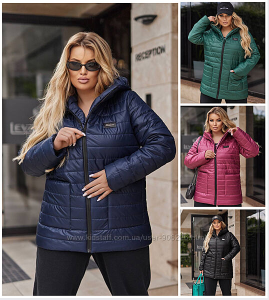 Стьобані куртки, велика палітра кольорів