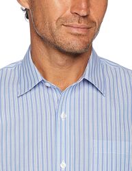 Рубашка мужская Amazon Essentials Blue/White Stripe, 15 Neck 34-35 США.