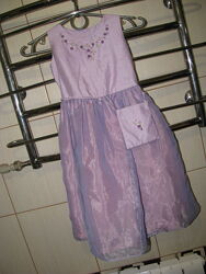 Лиловое платье palomino,110рост 5-6 лет