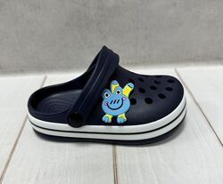 Дитячі сабо крокси crocs Luck line 24-29  сині