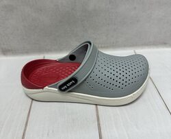 Дитячі сабо крокси силіконові luck line 30-35 сірі