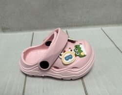 Дитячі сабо крокси crocs BBT 19-23  рожеві