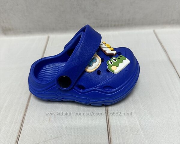 Дитячі сабо крокси crocs BBT 19-23  сині