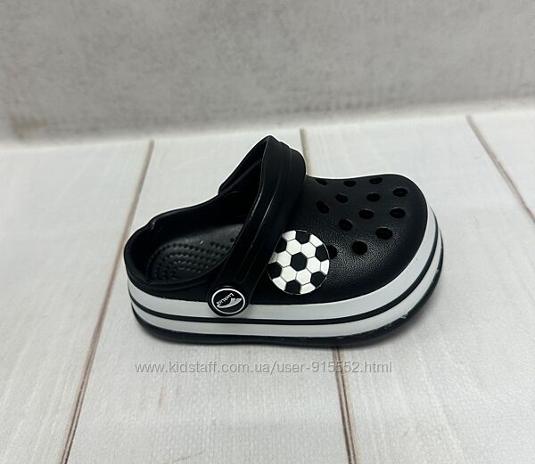 Дитячі сабо крокси crocs Luck line 19-23 чорні