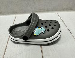 Дитячі сабо крокси crocs Luck line 24-29 cірі