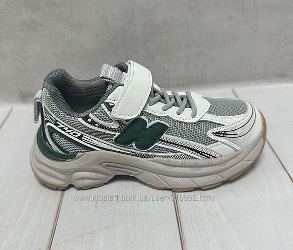 Стильні дитячі кросівки для хлопчика The Fifth day 32-37 сірий