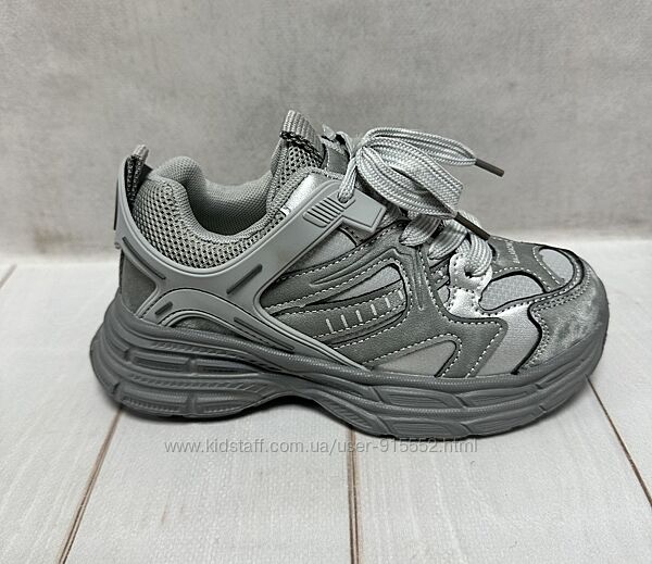 Дитячі кросівки стильні Paliament аля balenciaga сірі 32-37