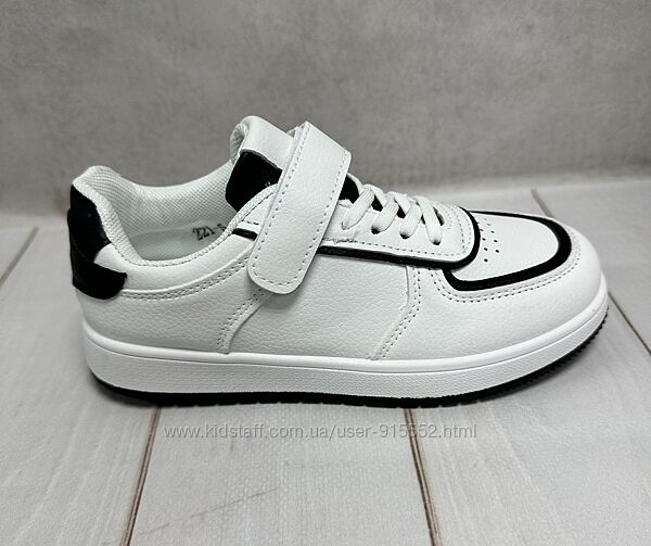 Дитячі стильні кросівки кеди Happy білий 33-37