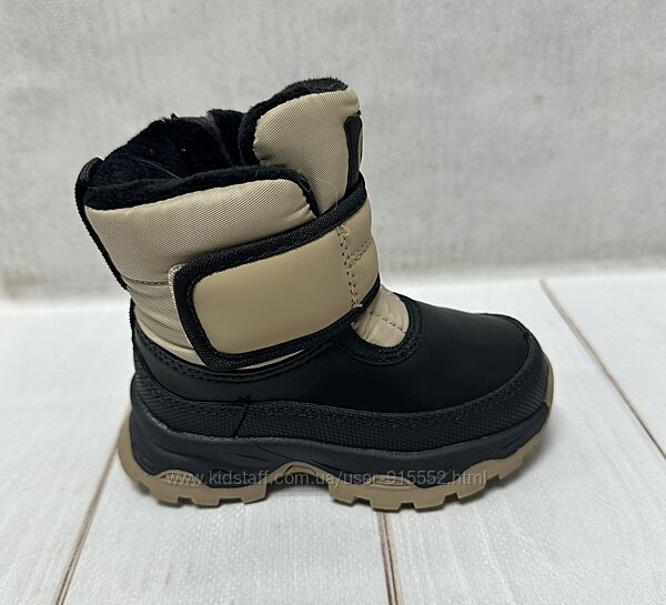 Зимові чоботи   дутики Clibee чорні 21-26