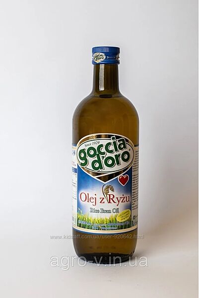 Рисова олія Goccia D&acuteoro -1л ІТАЛІЯ - ОРИГІНАЛ