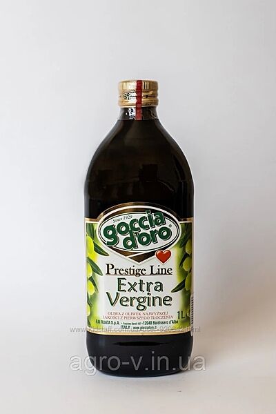 Оливкова Олія Prestige Line Extra Virgine Goccia Doro - 0,750 л ІТАЛІЯ