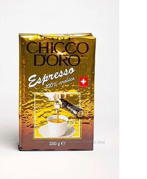 Кава мелена Chicco D&acuteoro Espresso 100 arabica 250 г