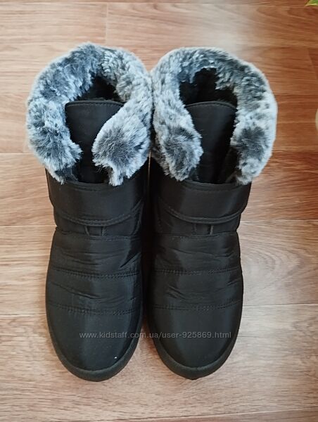 Зимові ботіночки плащівка. 