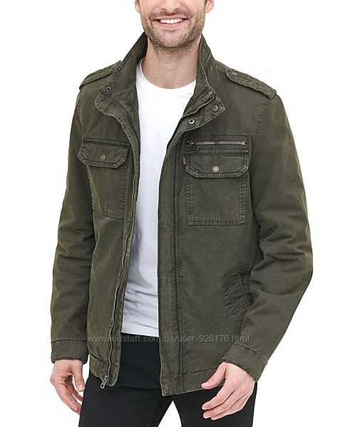 Мужская куртка Levis Military Cotton - оливковая