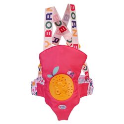 837603 Рюкзак-кенгуру для куклы Baby Born серии Pinplay  Яркая прогулка