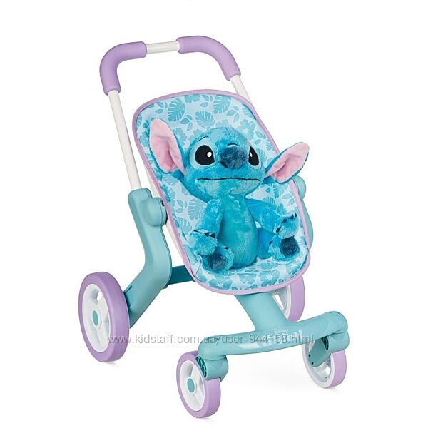 Коляска для куклы Стич с мягкой игрушкой 18 мес. SMOBY TOYS 7600251225
