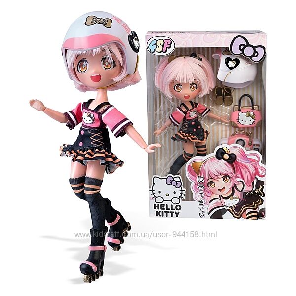 HKTF1000 Игровой набор 4SF Manga Dolls сер Hello Kitty Золотая Роллер Дива