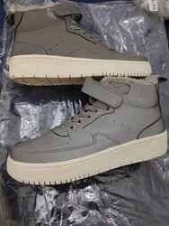 Світловідбивні зимові черевики H&M, нові, сірі  розмір 4.5 EU