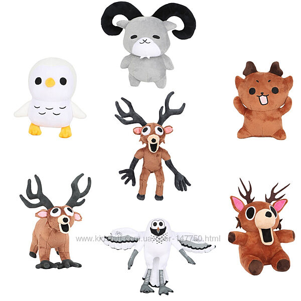 Плюшевые Игрушки 99 Ночей в Лесу Роблокс, Олень, Рамзи, Баран, Сова