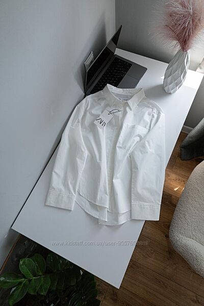 Поплінова сорочка ZARA