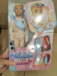 Кукла Кен Блондин на скейте Малибу из серии Барби Бестии Barbie Dream Besti