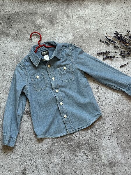 Сорочка на хлопчика 4 роки oshkosh