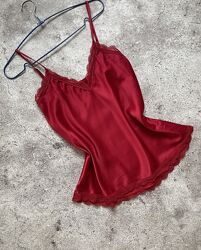 Жіноча майка для сну з мереживом