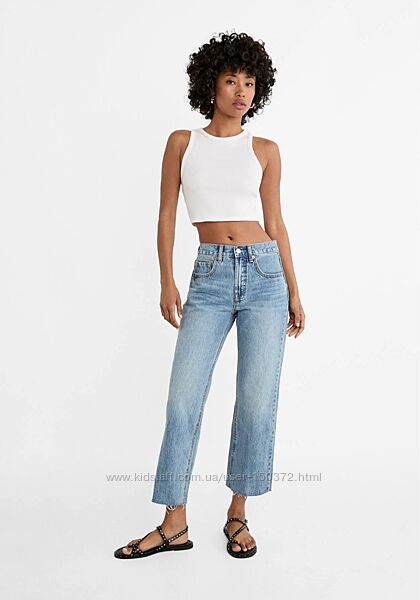 Джинсы Stradivarius с необработанным низом, р-р 34-XS, W26